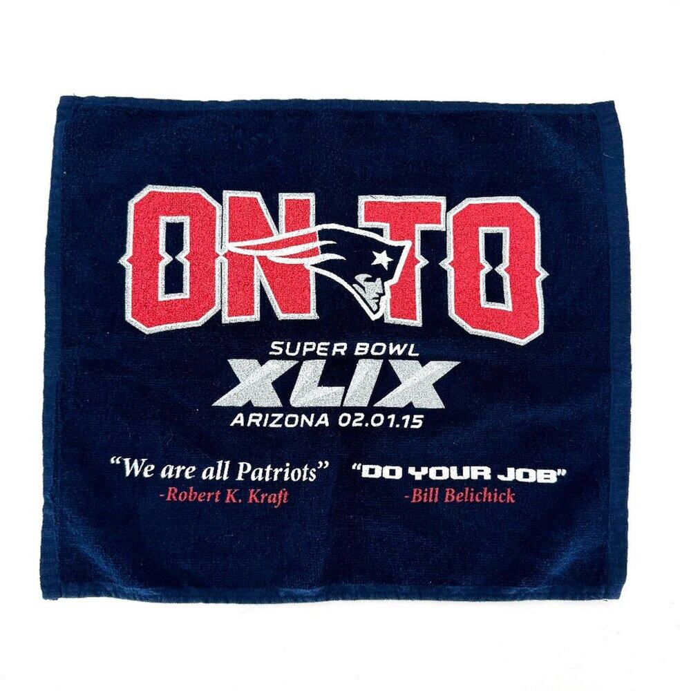 New‎ England Patriots Game Day Towel Super Bowl XLIX 49